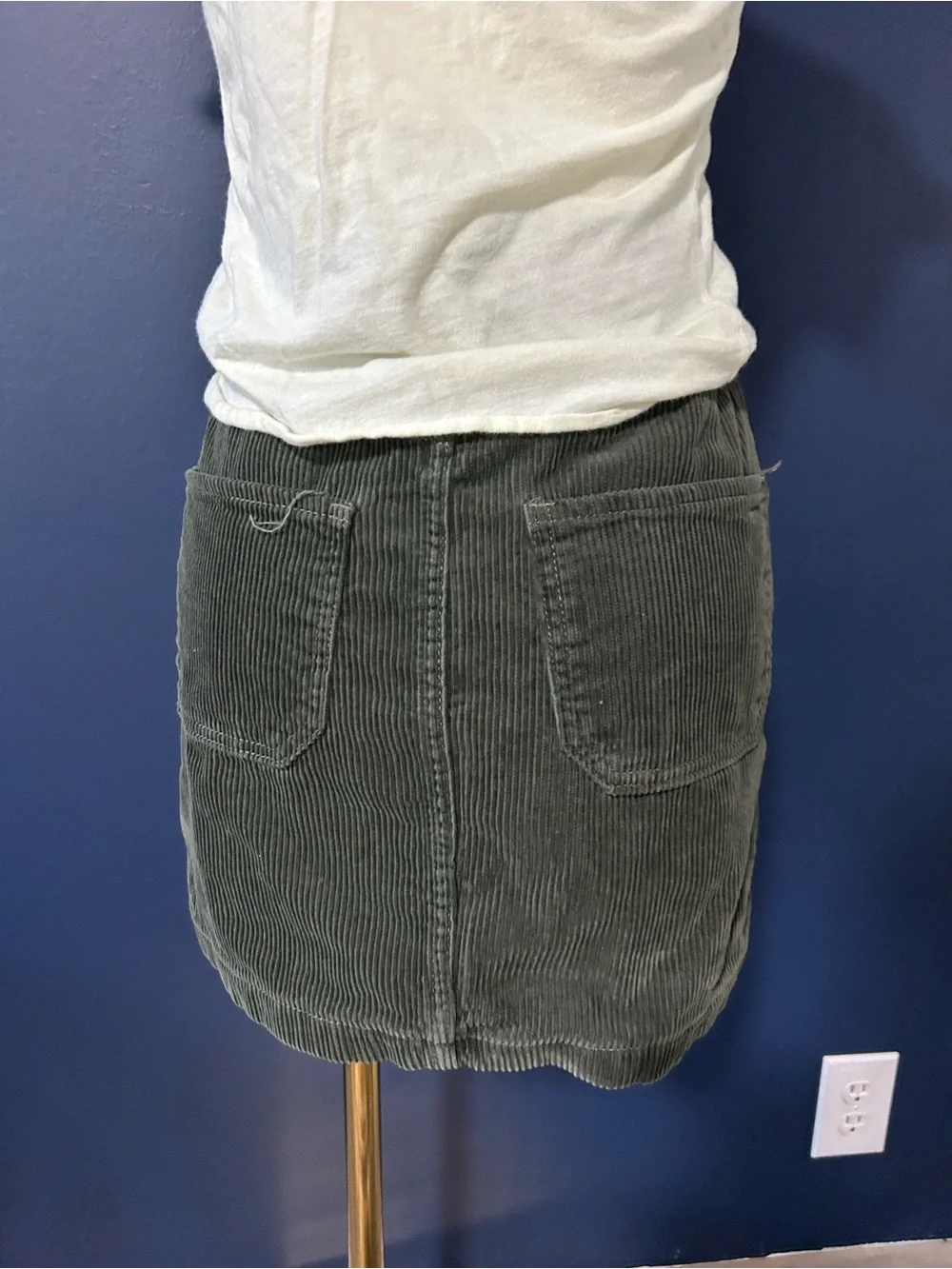 Hollister corduroy mini